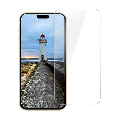 Folie de protectie Ecran Anank pentru Apple iPhone 15 Pro, Sticla Securizata, Full Glue, 3D, Set 10 bucati
