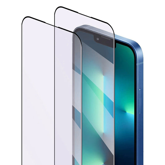 Folie de protectie Ecran Anti Blue Light Anank 5X Reinforced pentru Apple iPhone 17 Pro Max, Sticla Securizata, Full Glue, 2.5D, Neagra