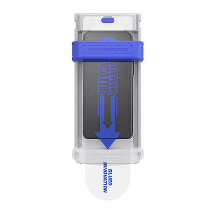 Folie de protectie Ecran Blueo AR Applicator Pro pentru Apple iPhone 16 Pro Max, Sticla Securizata, Full Glue, 3D, Neagra