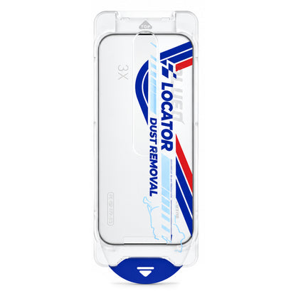 Folie de protectie Ecran Blueo Drop Resistant Applicator Pro pentru Apple iPhone 18 Pro Max / 17 Pro Max, Sticla Securizata, Full Glue, Neagra