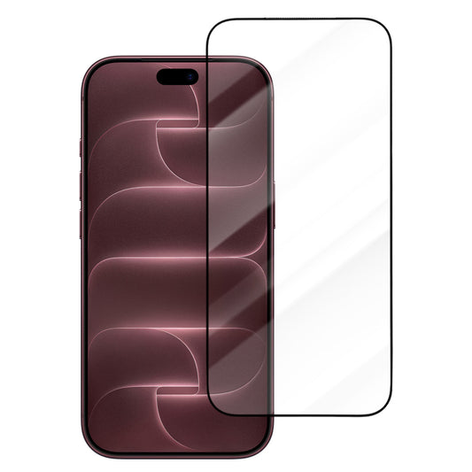 Folie de protectie Ecran Blueo Drop Resistant pentru Apple iPhone 18 Pro Max / 17 Pro Max / 16 Pro Max, Sticla Securizata, Full Glue, Neagra