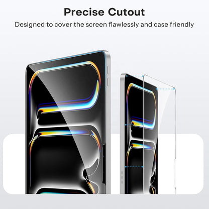 Folie de protectie Ecran Blueo HD pentru Apple iPad Air (2022) / Pro 11 (2021) / Air (2020) / Pro 11 (2020), Sticla Securizata, Full Glue