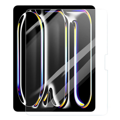 Folie de protectie Ecran Blueo HD pentru Apple iPad Pro 11 (2024), Sticla Securizata, Full Glue