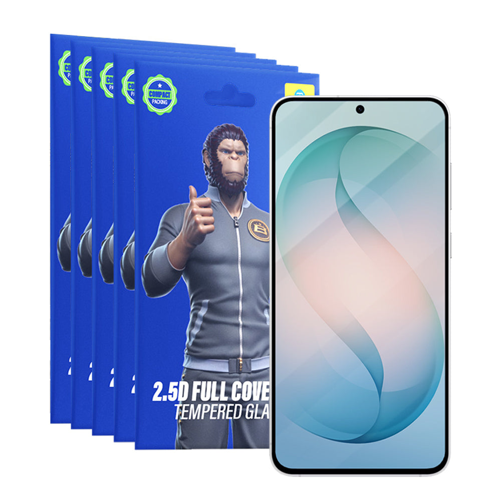 Folie de protectie Ecran Blueo HD pentru Samsung Galaxy S26 Plus S947, Sticla Securizata, Full Glue, 2.5D, Set 5 bucati, Neagra