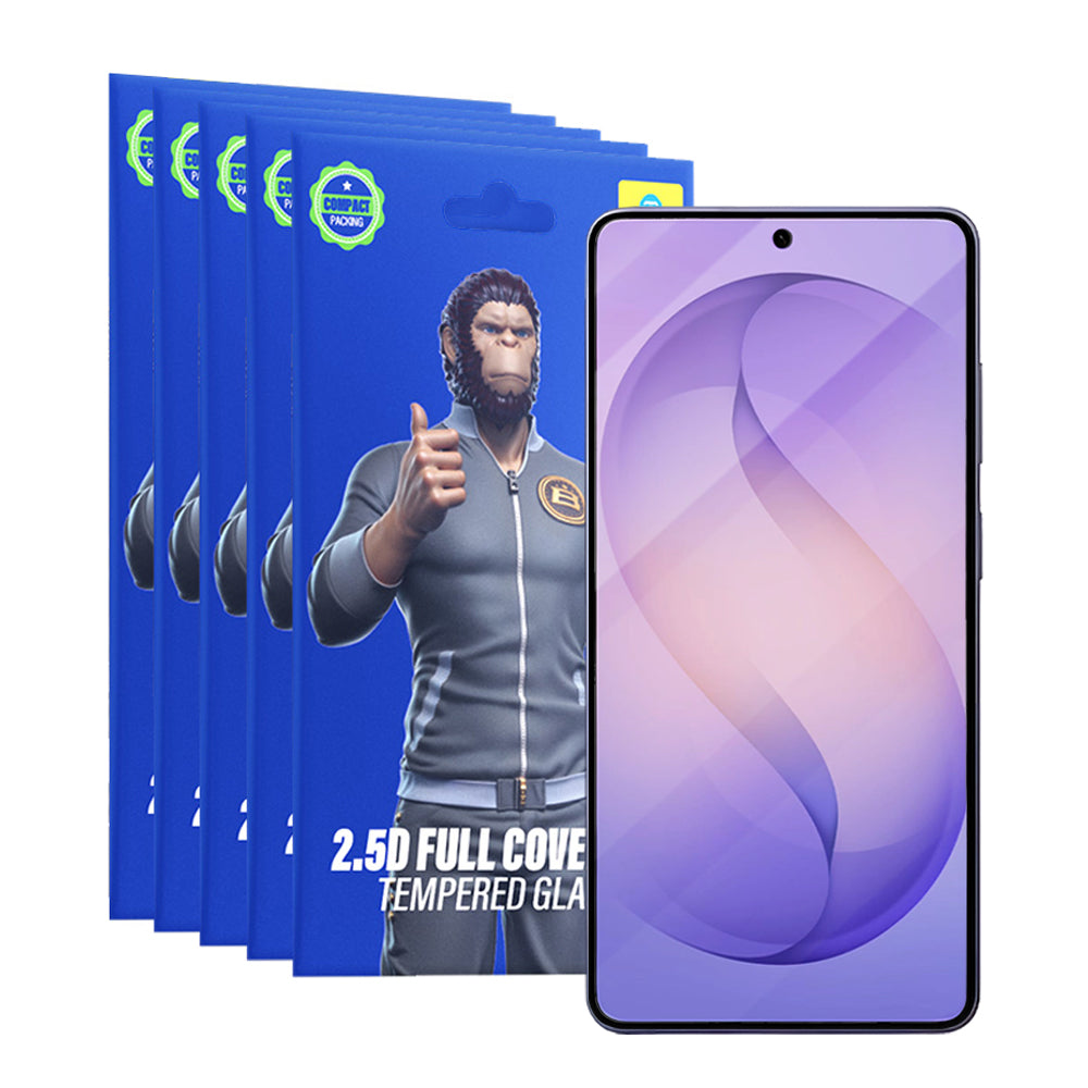 Folie de protectie Ecran Blueo HD pentru Samsung Galaxy S26 Ultra S948, Sticla Securizata, Full Glue, 2.5D, Set 5 bucati, Neagra