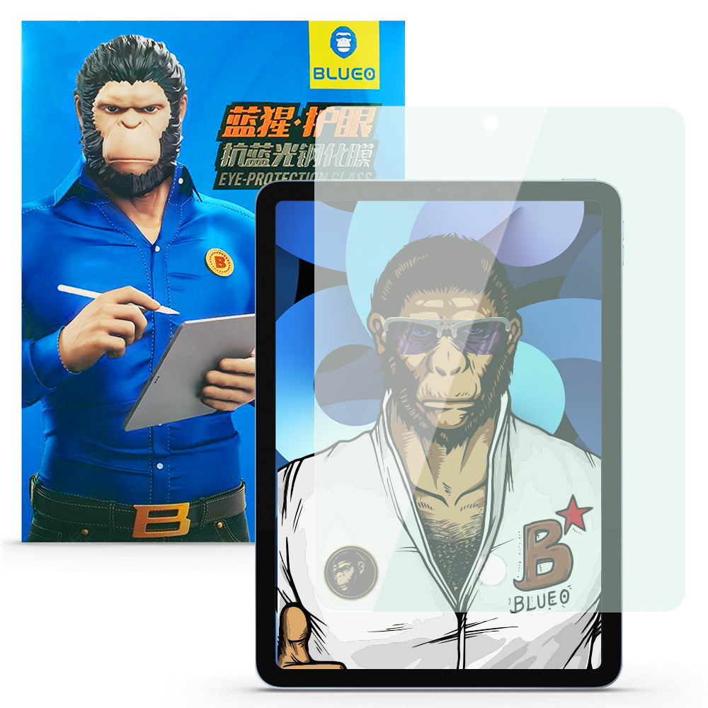 Folie de protectie Ecran Blueo pentru Apple iPad 10.2 (2021) / 10.2 (2020) / 10.2 (2019), Sticla Securizata, Full Glue
