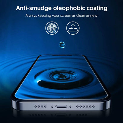 Folie de protectie Ecran Blueo Silk HD pentru Apple iPhone X, Sticla Securizata, Full Glue, Set 5 bucati, 2.5D, Neagra