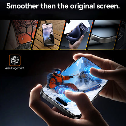 Folie de protectie Ecran Torras GlassGo Install Master pentru Apple iPhone 17, Sticla Securizata, Full Glue