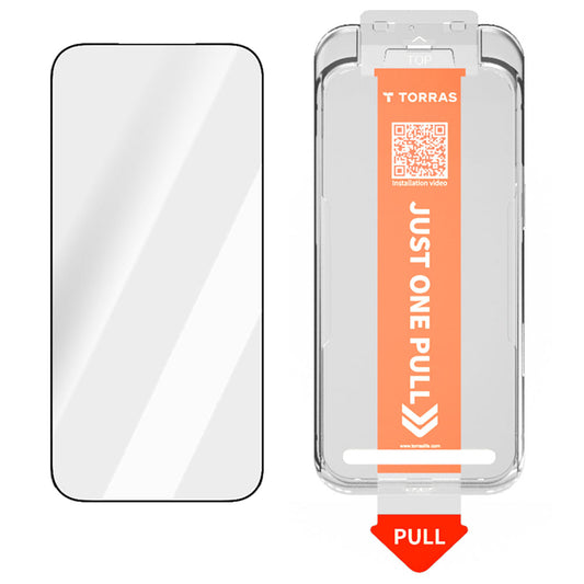 Folie de protectie Ecran Torras GlassGo Install Master pentru Apple iPhone 17, Sticla Securizata, Full Glue