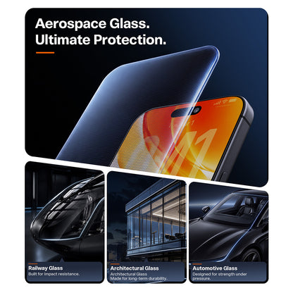 Folie de protectie Ecran Torras OrigArmor pentru Apple iPhone 18 Pro / 17 Pro, Sticla Securizata, Full Glue