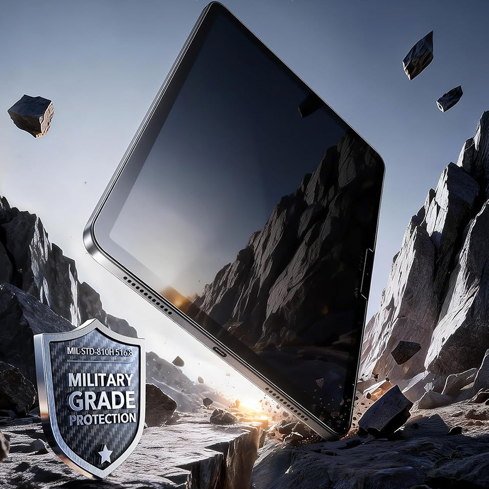 Folie de protectie Ecran ESR Armorite Paper Feel UltraFit pentru Apple iPad Air 11 (2026) / Air 11 (2025), Sticla Securizata, Full Glue, Set 2 bucati