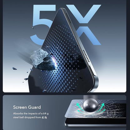 Folie de protectie Ecran ESR Armorite Paper Feel UltraFit pentru Apple iPad Air 13 (2026) / Air 13 (2025), Sticla Securizata, Full Glue