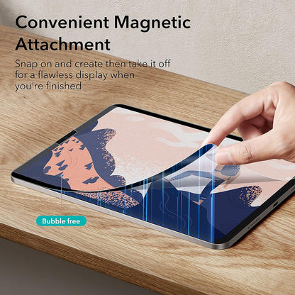 Folie de protectie Ecran ESR Paper Feel Magnetic pentru Apple iPad Air 13 (2026) / Pro 13 (2025), Plastic