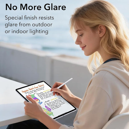 Folie de protectie Ecran ESR Paper Feel UltraFit pentru Apple iPad (2025) / (2022), Plastic, Set 2 bucati