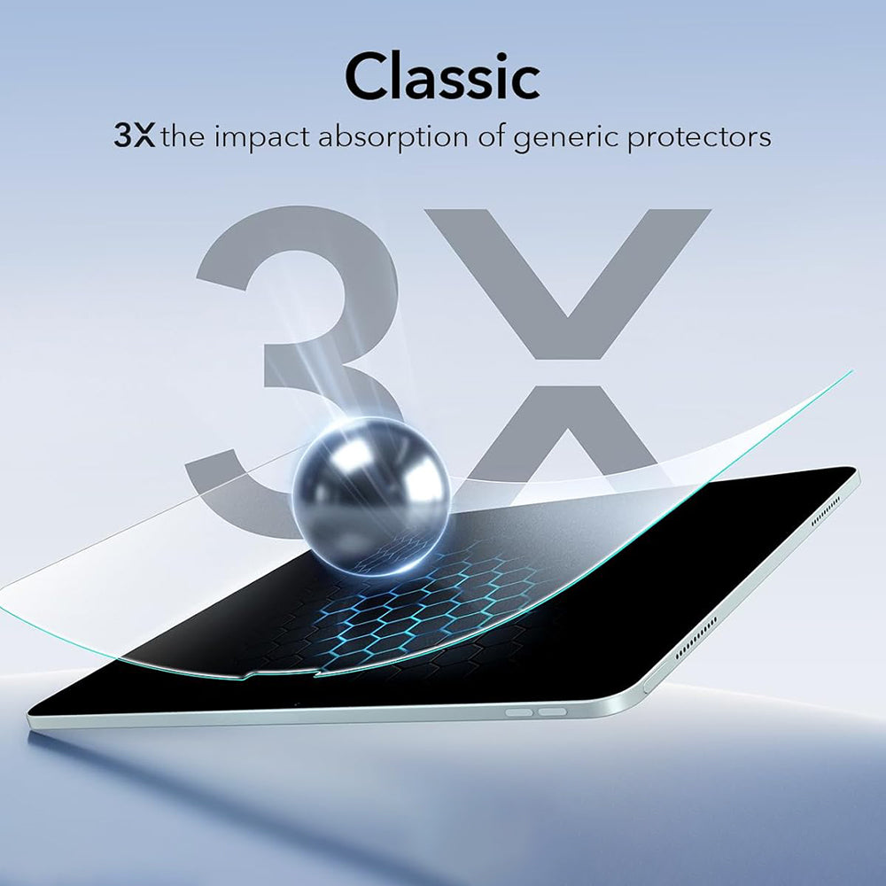 Folie de protectie Ecran ESR Paper Feel UltraFit pentru Apple iPad Air 13 (2026) / Air 13 (2025), Plastic, Set 2 bucati