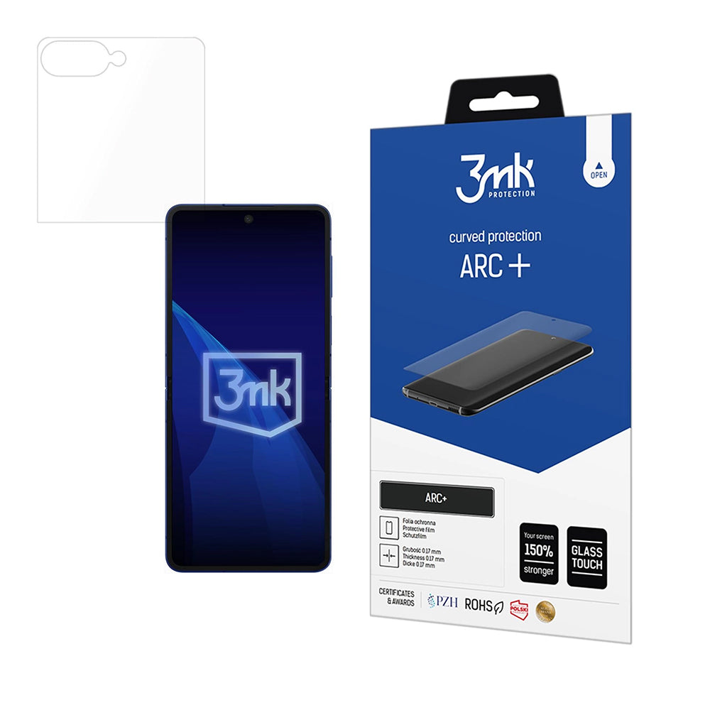 Folie de protectie Ecran Exterior 3MK ARC+ pentru Samsung Galaxy Z Flip8 F776, Plastic
