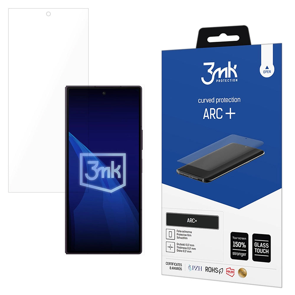 Folie de protectie Ecran Exterior 3MK ARC+ pentru Samsung Galaxy Z Fold8 Ultra F976, Plastic