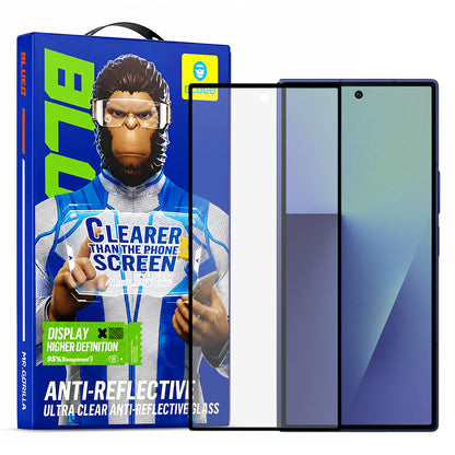 Folie de protectie Ecran Exterior Blueo Anti-Reflective HD pentru Samsung Galaxy Z Fold8 Ultra F971, Sticla Securizata, Full Glue, Neagra