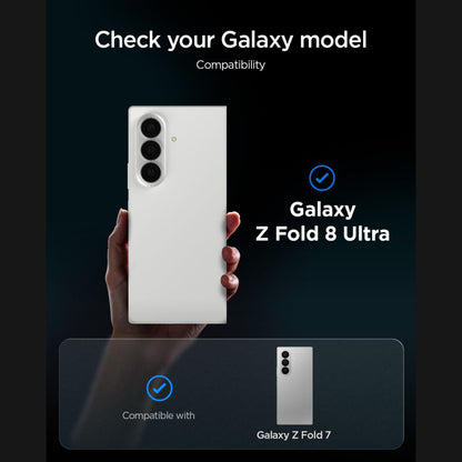 Folie de protectie Ecran Exterior Privacy Spigen GlastR EZ FIT Pro HD pentru Samsung Galaxy Z Fold8 Ultra F976, Sticla Securizata, Full Glue
