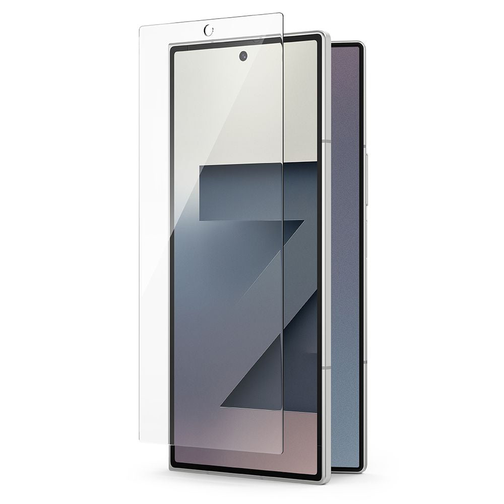 Folie de protectie Ecran Exterior Ringke Easy Slide pentru Samsung Galaxy Z Fold7 F966, Sticla Securizata, Full Glue, Set 2 bucati