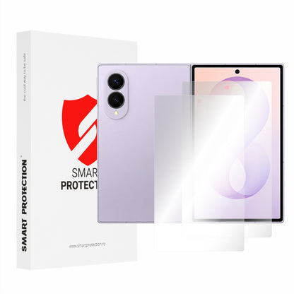 Folie de protectie Ecran Exterior Smart Protection Premium Classic pentru Samsung Galaxy Z Fold8 F971, Plastic, Set 2 bucati