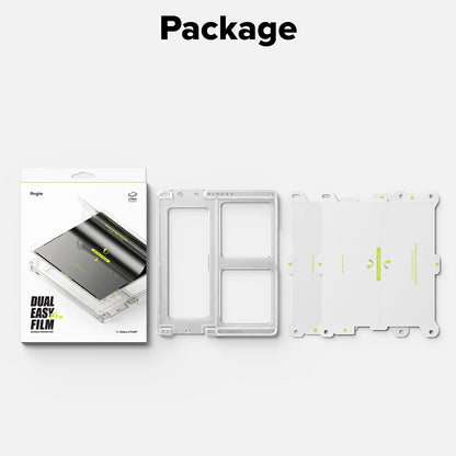 Folie de protectie Ecran Interior Ringke Dual Easy Pro pentru Samsung Galaxy Z Fold7 F966, Plastic, Set 2 bucati