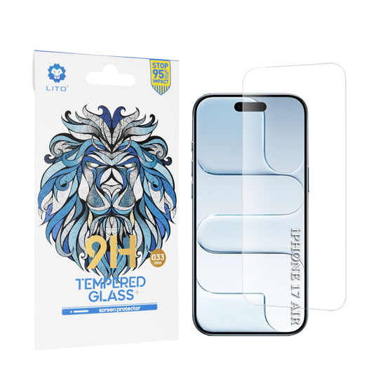 Folie de protectie Ecran Lito Classic pentru Apple iPhone 17 Air, Sticla Securizata, Full Glue, 2.5D