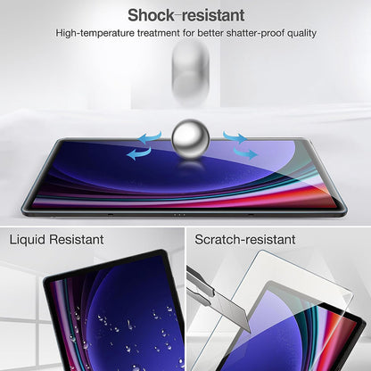 Folie de protectie Ecran Lito Classic pentru Samsung Galaxy Tab S10+ / Tab S9 FE+ / Tab S9+, Sticla Securizata, Full Glue, 2.5D
