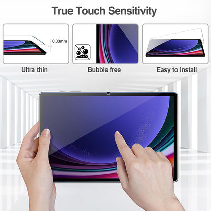 Folie de protectie Ecran Lito Classic pentru Samsung Galaxy Tab S10+ / Tab S9 FE+ / Tab S9+, Sticla Securizata, Full Glue, 2.5D