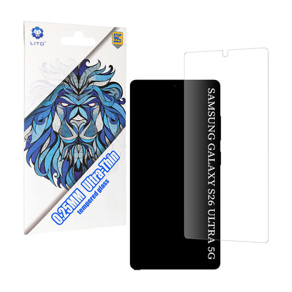 Folie de protectie Ecran  Lito Classic Ultra Thin pentru Samsung Galaxy S26 Ultra, Sticla Securizata, Full Glue, 2.5D