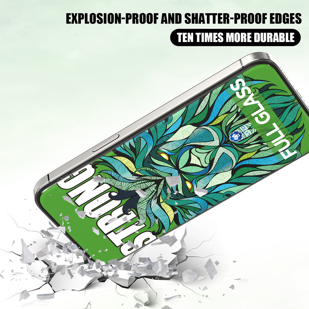 Folie de protectie Ecran Lito D+ Max Strong pentru Apple iPhone 17 Pro Max, Sticla Securizata, Full Glue, Neagra