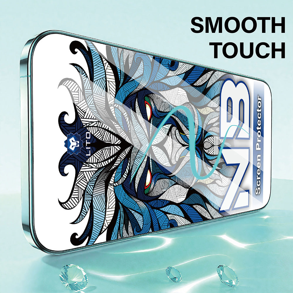 Folie de protectie Ecran Lito NB pentru Apple iPhone 17 Air, Sticla Securizata, Full Glue, Neagra