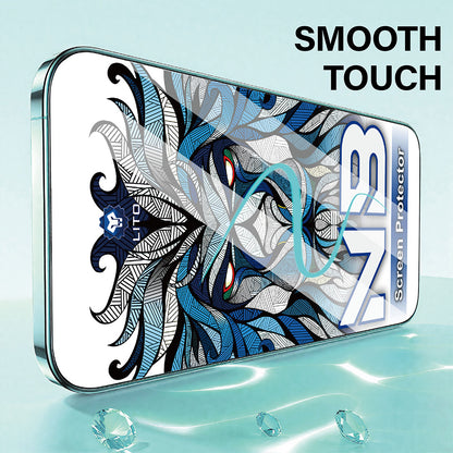 Folie de protectie Ecran Lito NB pentru Apple iPhone 17 Air, Sticla Securizata, Full Glue, Neagra