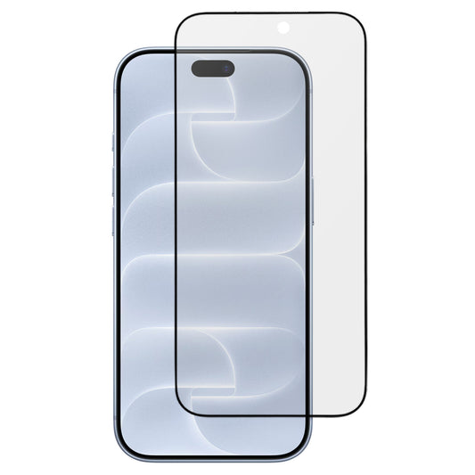 Folie de protectie Ecran Matte Blueo Anti Reflective Applicator Pro pentru Apple iPhone 18 Pro, Sticla Securizata, Full Glue, Neagra