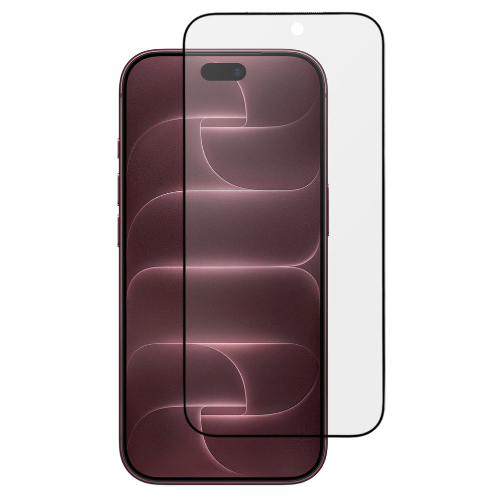 Folie de protectie Ecran Matte Blueo Anti Reflective HD pentru Apple iPhone 18 Pro Max, Sticla Securizata, Full Glue, Neagra