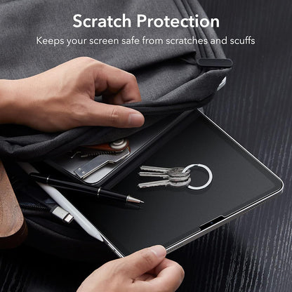 Folie de protectie Ecran Matte ESR Paper Feel pentru Apple iPad Pro 12.9 (2022) / Pro 12.9 (2021) / Pro 12.9 (2020), Plastic, Set 2 bucati