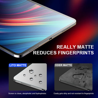 Folie de protectie Ecran Matte Lito Classic pentru Apple iPad Pro 11 (2024), Sticla Securizata, Full Glue, 2.5D