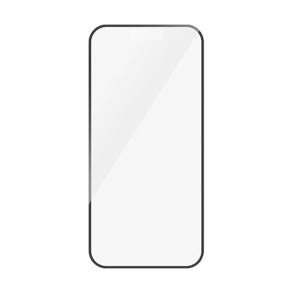 Folie de protectie Ecran Matte PanzerGlass Ultra-Wide Fit Gaming pentru Apple iPhone 16 Pro, Sticla Securizata, Full Glue, Neagra