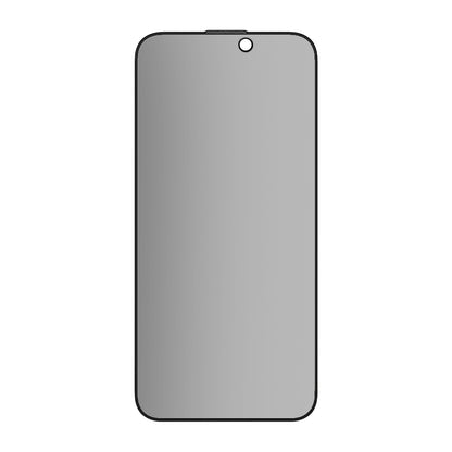 Folie de protectie Ecran Matte Privacy Blueo Anti-Peep pentru Apple iPhone 15 Pro, Sticla Securizata, Full Glue