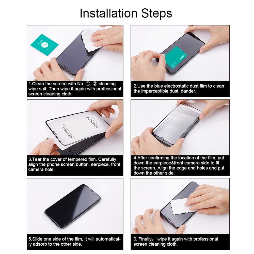 Folie de protectie Ecran Nillkin CP+ Pro pentru Xiaomi 15T Pro / 15T, Sticla Securizata, Full Glue, Neagra