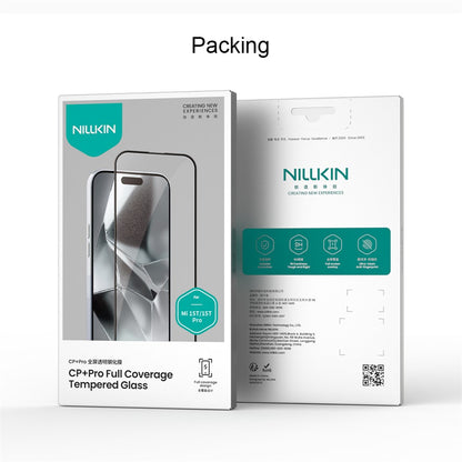 Folie de protectie Ecran Nillkin CP+ Pro pentru Xiaomi 15T Pro / 15T, Sticla Securizata, Full Glue, Neagra