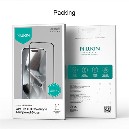 Folie de protectie Ecran Nillkin CP+ Pro pentru Xiaomi 17T Pro, Sticla Securizata, Full Glue, Neagra
