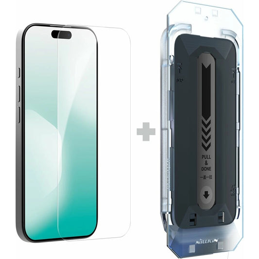 Folie de protectie Ecran Nillkin H+ Pro with Applicator pentru Apple iPhone 18 Pro / 17 Pro, Sticla Securizata, Full Glue