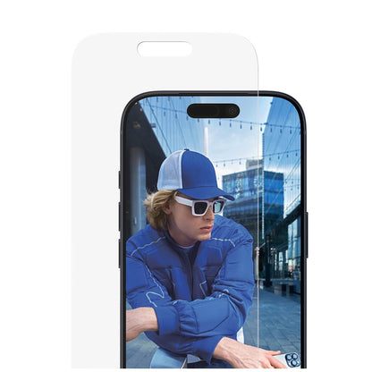 Folie de protectie Ecran PanzerGlass Classic Fit EasyAligner pentru Apple iPhone 17 Pro, Sticla Securizata, Full Glue