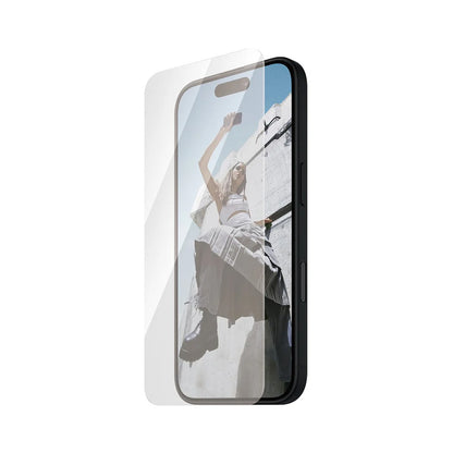 Folie de protectie Ecran PanzerGlass Safe. Ultra-Wide Fit pentru Apple iPhone 16 / 15, Sticla Securizata, Full Glue
