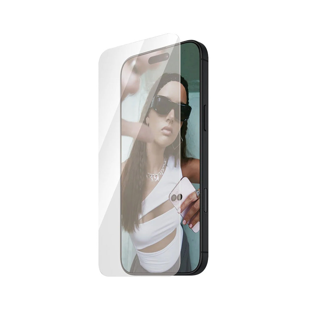 Folie de protectie Ecran PanzerGlass Safe. Ultra-Wide Fit pentru Apple iPhone 16 Pro Max, Sticla Securizata, Full Glue