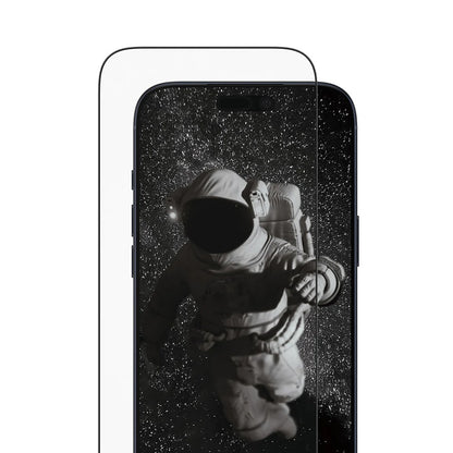 Folie de protectie Ecran PanzerGlass Ultra-Wide Ceramic II EasyAligner pentru Apple iPhone 17 Pro Max, Sticla Securizata, Full Glue, Neagra
