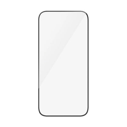 Folie de protectie Ecran PanzerGlass Ultra-Wide Fit pentru Apple iPhone 16 / 15, Sticla Securizata, Full Glue, Neagra