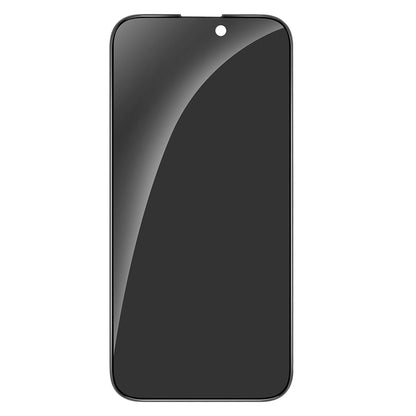 Folie de protectie Ecran Privacy Anank 2X Reinforced pentru Apple iPhone 15 Pro Max, Sticla Securizata, Full Glue, 2.5D