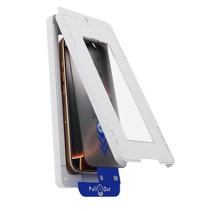 Folie de protectie Ecran Privacy Anank 2X Reinforced pentru Apple iPhone 16, Sticla Securizata, Full Glue, 2.5D